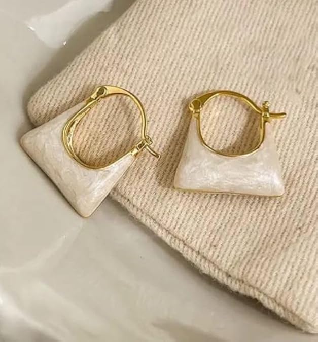 Petite Purse Hoop Earrings
