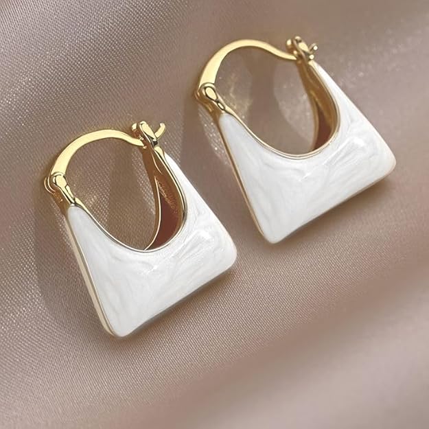 Petite Purse Hoop Earrings